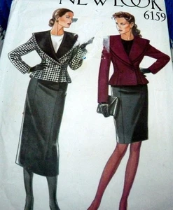 *LOVELY VTG 1980s SUIT NEW LOOK Sewing Pattern 8-10-12 - Picture 1 of 2