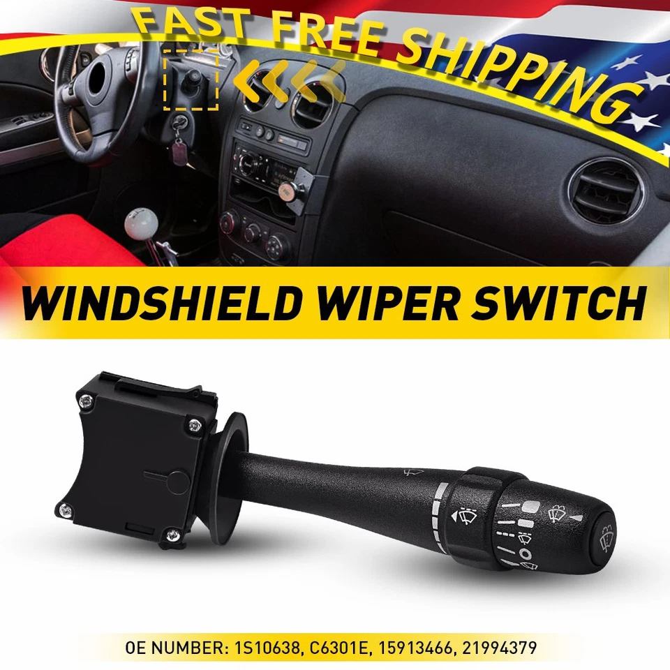 For SATURN SKY 2007 2008 2009 1S10638 15913466 NEW 5Pin Windshield Wiper Switch - Image 1 of 4