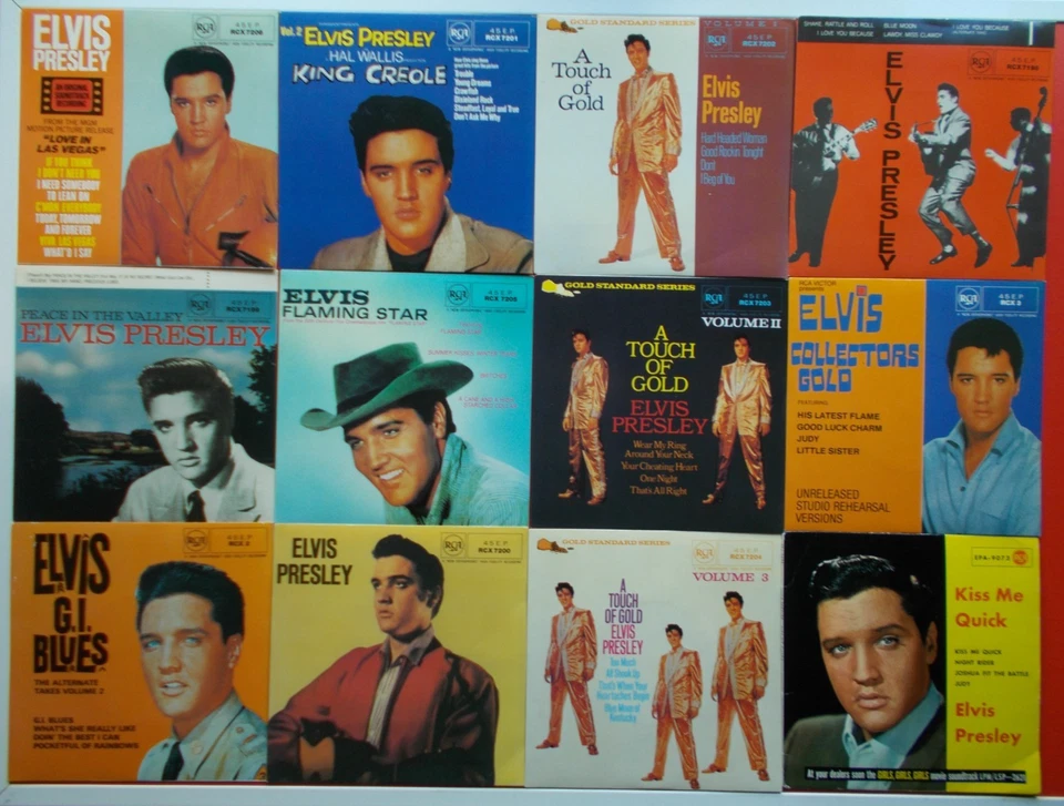 ELVIS Sammlung  E.P. Collection inkl. Sammelalbum★12 EP`s - Bild 1 von 4