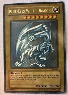 BLUE-EYES WHITE DRAGON YU-GI-OH ULTRA RARE 1ST EDITION 89631139 - Image 1 of 3