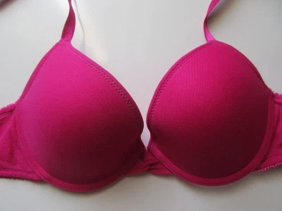 Sujetador con aros push up liso OnGossamer rosa intenso 32C B315C32 Foto 1 de 4