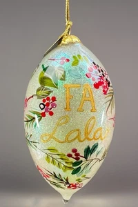 Pier one Christmas ornament 2017 Fa La La inbox - Picture 1 of 6