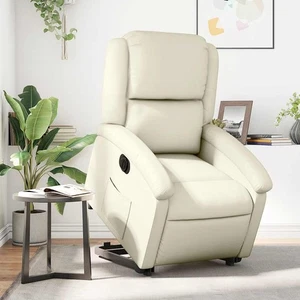 Stand up Recliner Chair Power Lift Reclining Armchair Faux Leather vidaXL - Picture 1 of 48