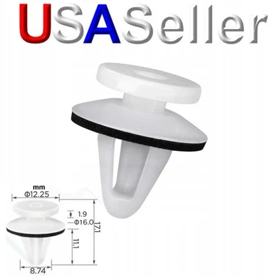 LILPARTS Mitsubishi Eclipse MB696120 Side Garnish Moulding Trim Retainers Screw Nut Clip