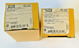 HUBBELL HBL2420 TWIST LOCK RECEPTACLE 20A 250VAC 2POLES 3WIRE ***LOTOF2*** - Picture 1 of 6