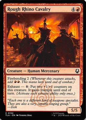 Rough Rhino Cavalry 152 Avatar The Last Airbender Magic the Gathering 002066 - Image 1 of 2