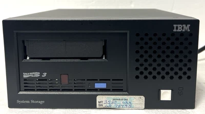 IBM 3580 L33/L3H Ultrium 3 System Storage Data Cartridge Tape Drive Tested! - Image 1 of 4