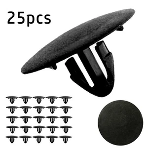 90467-09050 Fixed Clip Tool Holder Retainer 17/64” 25 Pcs 25mm Black Clips - Picture 1 of 12