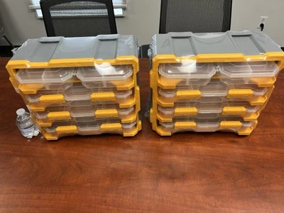 TWO-Heavy Duty 51 Compartment Rack 5 Bin Parts tools Storage Organizer Hangable - Image 1 of 4