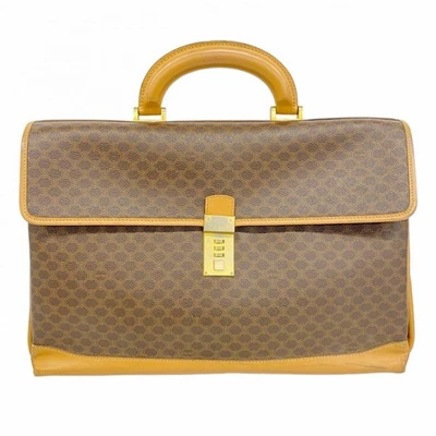 Maletín PVC marrón CELINE Macadam Foto 1 de 4