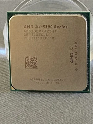 Procesador CPU AMD A4 5300 Series AMD AD530B0KA23HJ serie A4 Foto 1 de 2