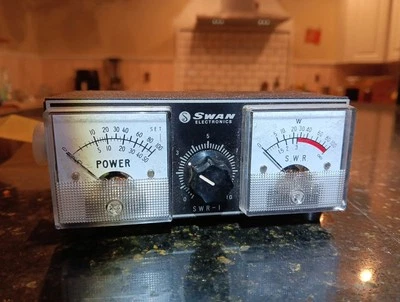 Medidor de relación de onda permanente Swan Electronics SWR-1 de colección JAPÓN Foto 1 de 4