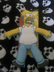 I Simpson Homer Simpson peluche cane giocattolo morbido con cigolio 14" 2006 Kellytoy NUOVO - Foto 1 di 3