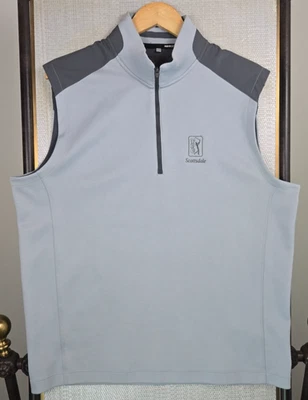 NIKE GOLF x TPC SCOTTSDALE Mens Size Large Tour Performance 1/2 Zip Vest Golf - Image 1 of 4