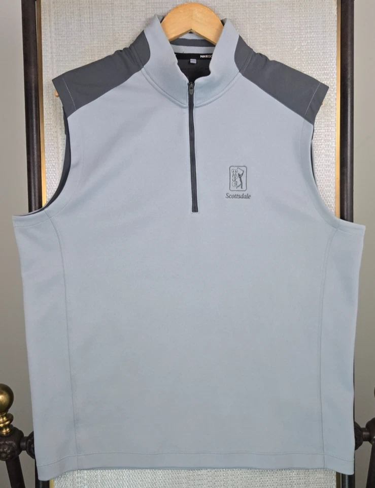 NIKE GOLF x TPC SCOTTSDALE Mens Size Large Tour Performance 1/2 Zip Vest Golf - Image 1 of 4
