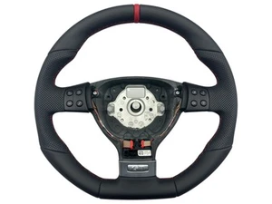 Originales Lenkrad Lederlenkrad Vw PASSAT 3C Vw CADDY 2K GOLF 5 1K ABGEFLACHT GT - Bild 1 von 6