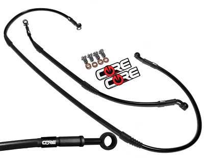 KIT LÍNEA FRENO DELANTERO Y TRASERO TRENZADO ACERO INOXIDABLE YAMAHA YZ250F 2005-2006 Foto 1 de 2