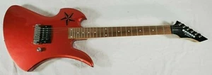 B.C. Rich Bronze Series Mockingbird Red Single Humbucker Electric Guitar - Picture 1 of 12