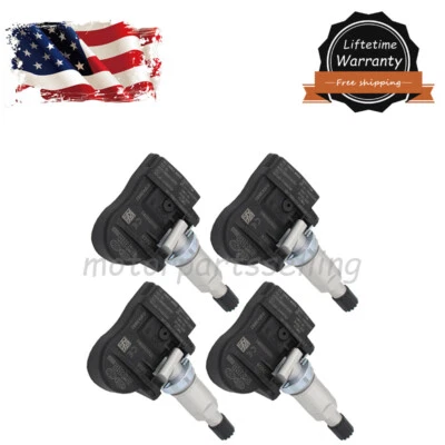 Monitor sensor de presión de neumáticos TPMS de 4 piezas para Kia Sorento Hyundai Accent 433 MHz Foto 1 de 4