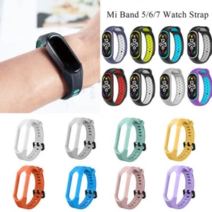 Für Xiaomi Mi Band 5/6 Smart Armband Ersatz Silikon Uhrenarmband Armband↷ ∧ - Picture 1 of 33