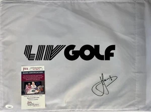 Cam Smith signed LIV Golf #18 Pin Flag-JSA #AL78679 - Picture 1 of 2