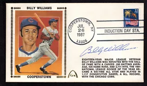 1987 Billy Williams Signed Autograph Gateway Cachet Envelope Cooperstown HOF - Picture 1 of 2
