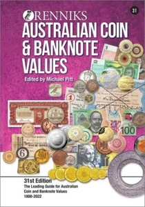 Renniks Australian Coin and Banknote Values 31st Edition - Paperback | NEW AU - Picture 1 of 3