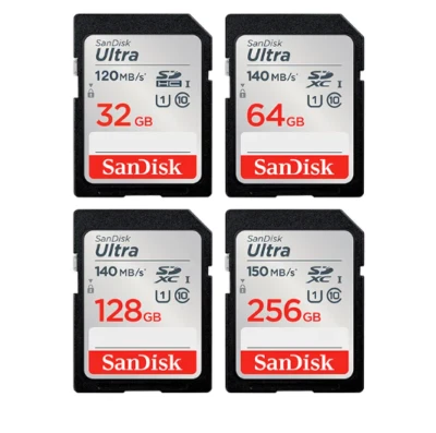 Original SanDisk SD card 32 GB 64 GB 128 GB SDXC class 10 memory card - Image 1 of 4