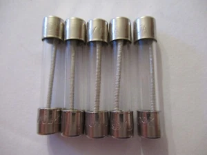 Lot of Five Buss Fuses MDL-1 BUSSMANN FUSES 250V BK/MDL-1 NEW - Picture 1 of 5