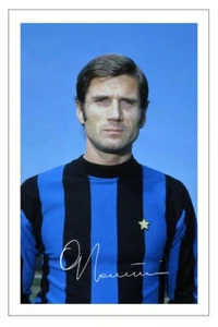GIACINTO FACCHETTI Firmato Autografo FOTO Firma Stampa INTER MILANO Calcio - Foto 1 di 1