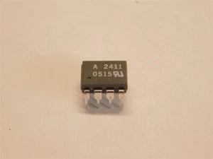 2 Avago / Broadcom HCPL-2411 High Speed Optocoupler ICs 20MBd 3750Vrms 8-DIP - Picture 1 of 1