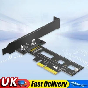 M.2 NGFF SSD To PCIE X4 Adapter M Key Riser Multiplier (No Gold Heat Sink) UK - Afbeelding 1 van 10