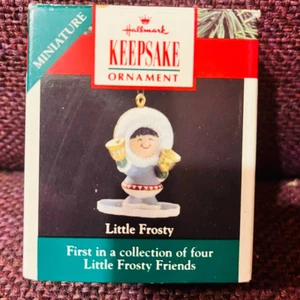 Hallmark keepsake ornament  Little Frosty 1990 - Picture 1 of 7