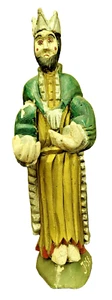 ANTIKER SANTO JOSE AUS HOLZ GESCHNITZT UND BEMALT - Bild 1 von 11
