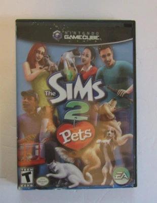 Used 2006 Nintendo Gamecube Game- The SIMS 2 Pets- Case and Booklet Only - Image 1 of 4