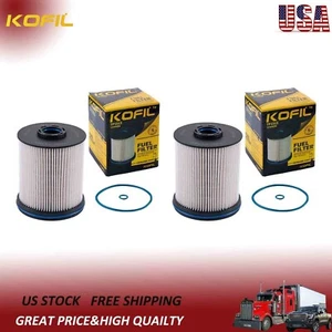 2 Pack TP1015 Fuel Filter for 6.6L Duramax GMC Sierra 2500HD 3500HD 2014-2018 - Picture 1 of 7