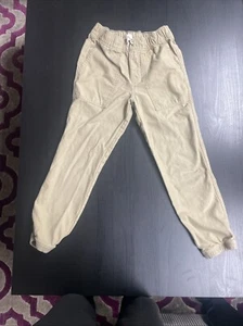 Tea Collection Boys Size 12 Soft Khaki Pants, VGUC They Seem To Run Small - Picture 1 of 3