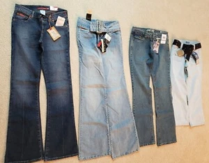 3 Paar Mädchen Jeans und 1 Paar Capri - Bild 1 von 6