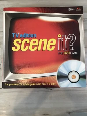2004 Scene It TV Edition DVD Board Game Screen Life, Trivia Word Play - Image 1 of 4