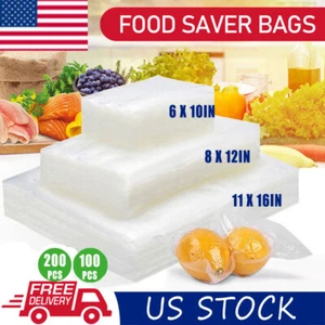 2,7x3,9 3,5x4,7 4,3x6 Vakuumierbeutel Food Saver Versiegelungsmaschine Küchenbeutel - Bild 1 von 16