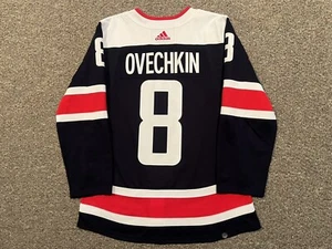 Alex Ovechkin - Washington Capitals - 2022-24 Adidas Alternate Jersey sz 46 (S) - Picture 1 of 11