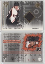 2003 Pacific Private Stock Titanium Authentic Game-Worn Jersey Jeremy Roenick