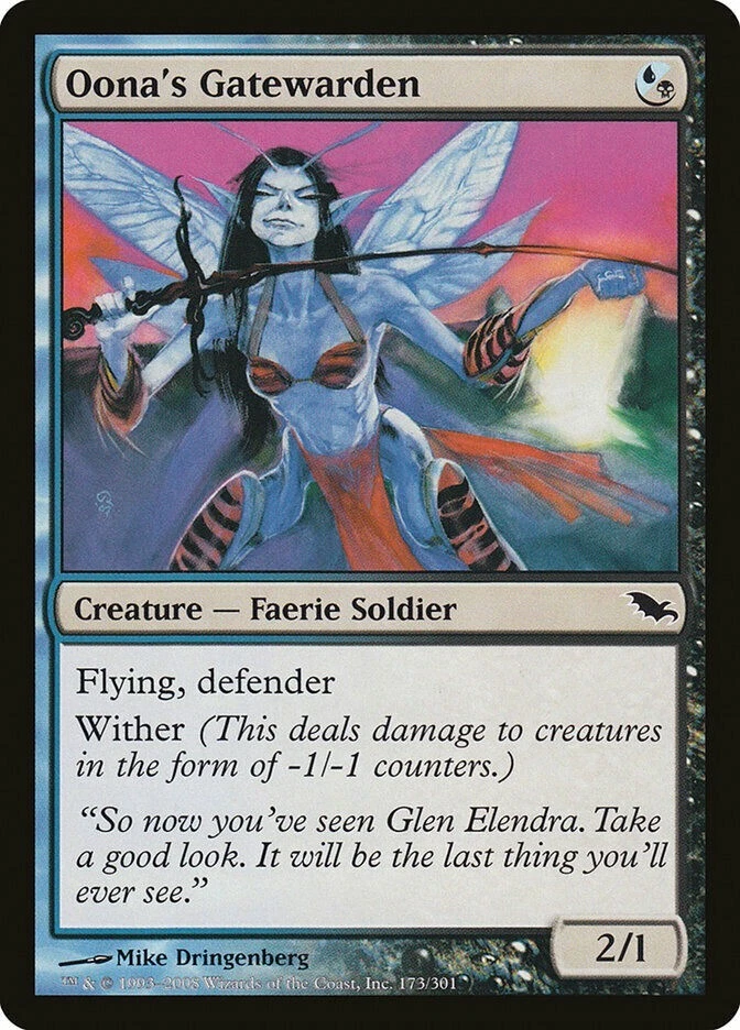 Oona's Gatewarden NM/SP Shadowmoor MTG Magic the Gathering English Card - Image 1 of 1