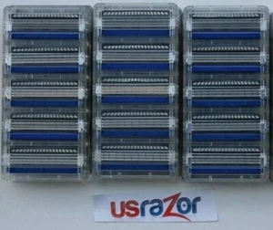 15 Schick Hydro 3 Razor Blades Refill Cartridges Fit Hydro 5 Silk Hydro3 Shaver - Picture 1 of 8