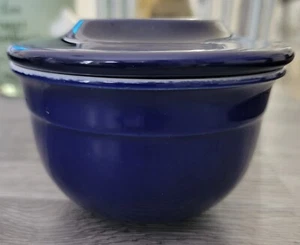 Emile Henry Butter Keeper Pot 16.10 Blue - Picture 1 of 9