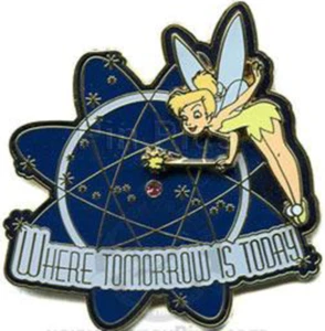 Pin Disney 55435 DLR Mickey's Pin Festival of Dreams Tomorrowland Tinker Bell LE - Imagen 1 de 1