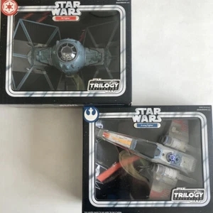 Star Wars Xwing Fighter & TIE Fighter Trilogy Collection Vintage Unopened Unused - Picture 1 of 11