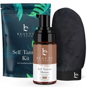 Self Tanner Tanning Mousse Kit - USA Made with Natural & Organic Ingredients - Picture 1 of 6