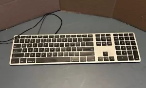 Matias Wired RGB Backlit Aluminum Keyboard for MAC - UK QWERTY -FK318 LB-UK - Picture 1 of 11