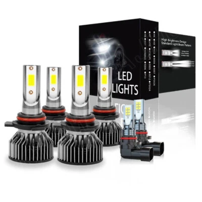 Para Jeep Commander 2006 2007-2010 6x LED Faros + Kit de luces antiniebla de Bombillas Foto 1 de 4